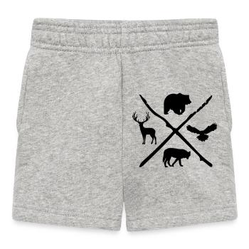 Animal - Baby Shorts - heather grey - Front