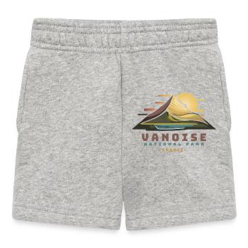 Teide Tenerife Canary Islands Volcano Souvenir Gift - Baby Shorts - heather grey - Front