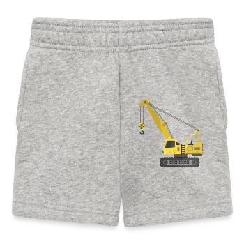 Krabbenkran - Baby Shorts - Grau meliert - Vorne