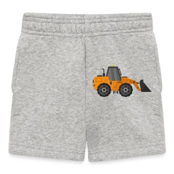 Excavatrice - Short Bébé - gris chiné - Devant