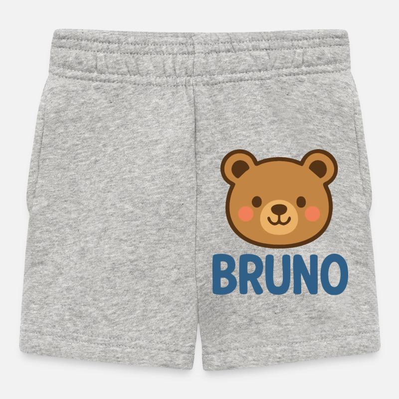 Bruno - Short Bébé - gris chiné
