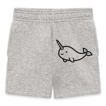 Narval - Short Bébé - gris chiné - Devant