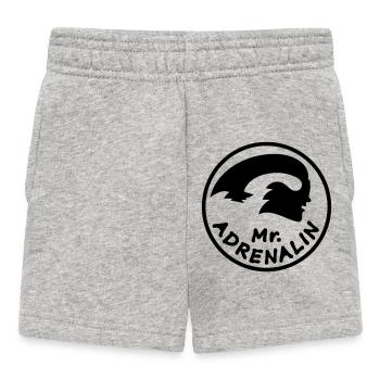 Mr. Adrenaline Race - Baby Shorts - heather grey - Front