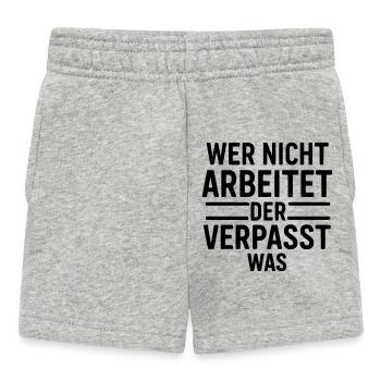 arbeit motivation - Baby Shorts - Grau meliert - Vorne