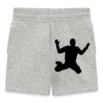 Skydiver - Baby Shorts - heather grey - Front