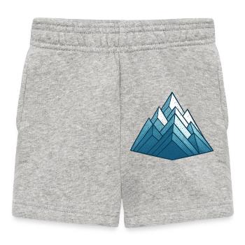 Montagne - Ski - Randonnée - Short Bébé - gris chiné - Devant