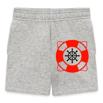 Voile - Short Bébé - gris chiné - Devant