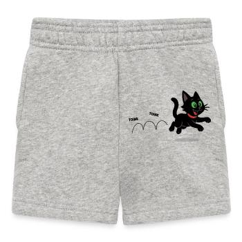 Meeko courant joyeusement - Short Bébé - gris chiné - Devant