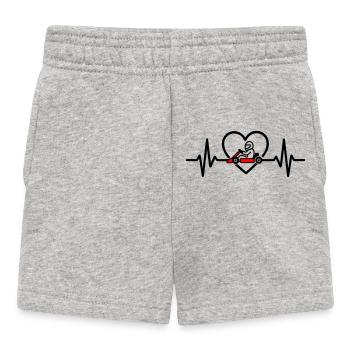 Herz Kart – Passion Racing - Short Bébé - gris chiné - Devant