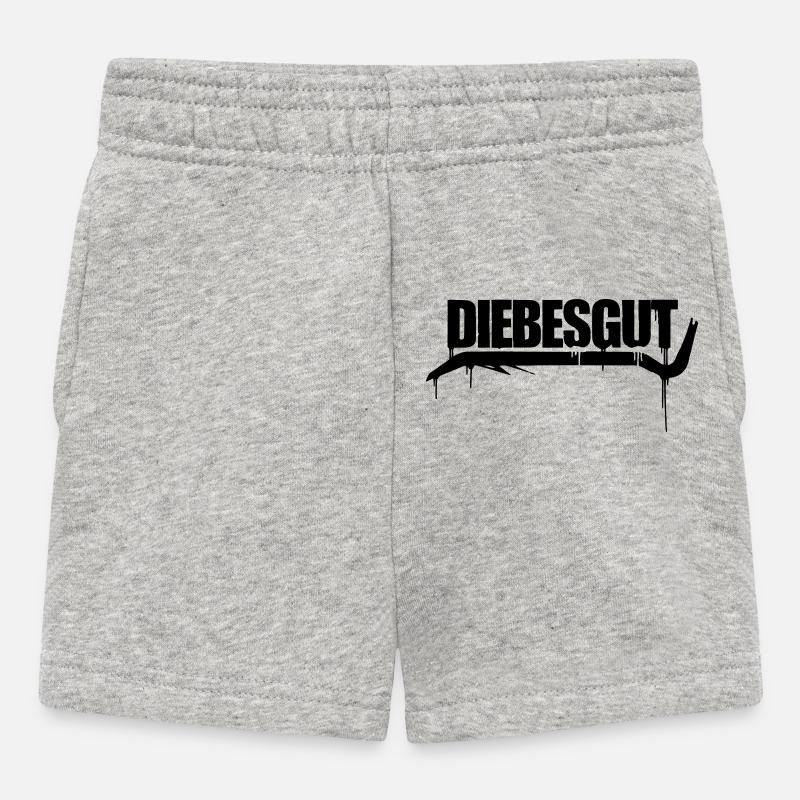 GRAFFITI  - Baby Shorts - Grau meliert