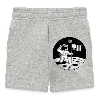 Breton Astronaut BZH Pride Space Humor Gwenn - Baby Shorts - heather grey - Front