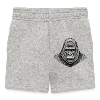Gorilla - Baby Shorts - heather grey - Front