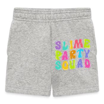 Slimy Slime Slime - Baby Shorts - heather grey - Front