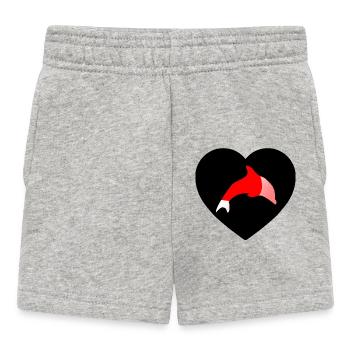 Delfin - Baby Shorts - Grau meliert - Vorne