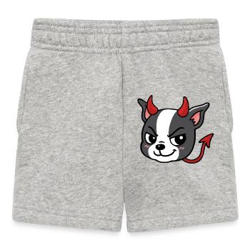 Boston - Devil - Short Bébé - gris chiné - Devant