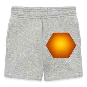 Hexa Amber Luminous - Baby Shorts - heather grey - Front