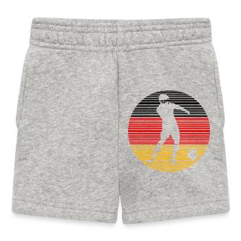 Footballeur - Short Bébé - gris chiné - Devant