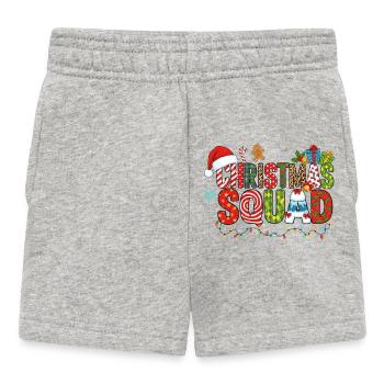 Christmas Squad - Baby Shorts - heather grey - Front