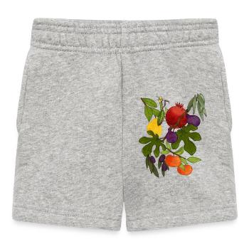 Automne méditerranéen - Short Bébé - gris chiné - Devant