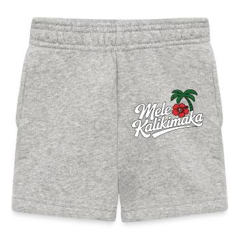 Mele Kalikimaka Hawaii Weihnachten - Baby Shorts - Grau meliert - Vorne