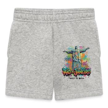Christ the Redeemer - Guardian of Rio - Baby Shorts - heather grey - Front