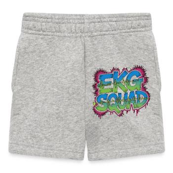Technicien de stimulateurs cardiaques de l’équipe ECG - Short Bébé - gris chiné - Devant
