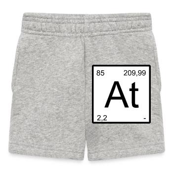 Astat-Elementtile Print - Baby Shorts - Grau meliert - Vorne