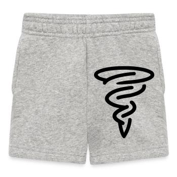 tornado - Baby Shorts - heather grey - Front
