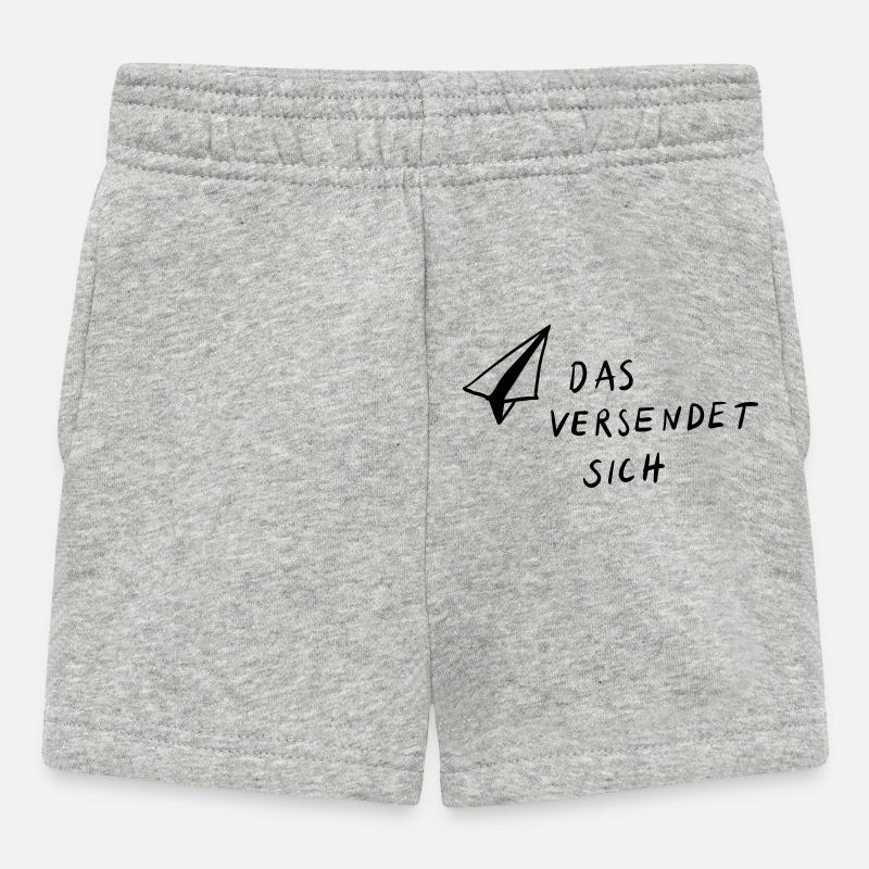 Das versendet sich - Baby Shorts - Grau meliert