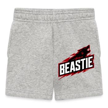 Beastie Rampage Logo - Baby Shorts - heather grey - Front