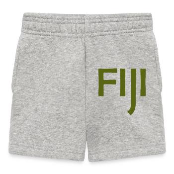 Fiji - Fiji - Islands - Pacific - South Seas - Baby Shorts - heather grey - Front