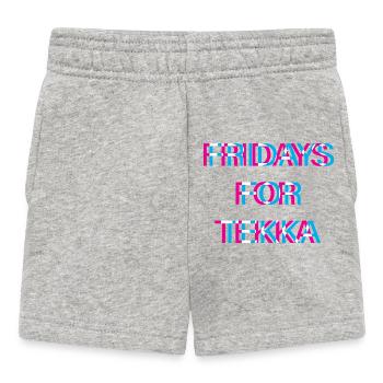 Hardtekk Tekk - Baby Shorts - Grau meliert - Vorne
