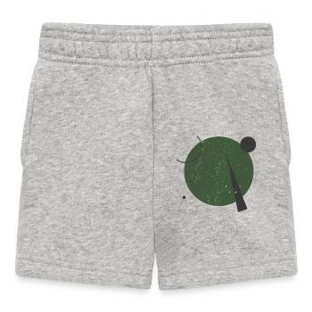 Formes tendances  - Short Bébé - gris chiné - Devant