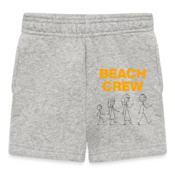 Beach Crew, Family Holiday Vibes - Baby Shorts - heather grey - Front
