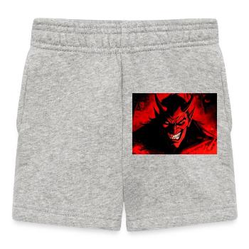 The Devil - Baby Shorts - heather grey - Front