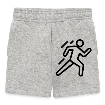 Evakuierung - Baby Shorts - Grau meliert - Vorne