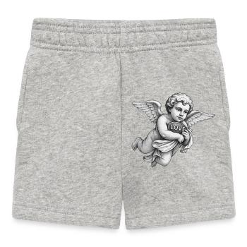 CUPIDON CHERUB - black & white - Short Bébé - gris chiné - Devant