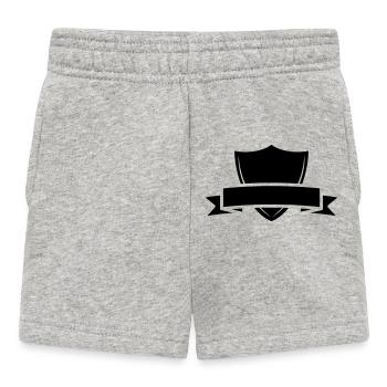Coat of arms - Baby Shorts - heather grey - Front