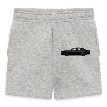 Vintage Limousine Linienkunst - Baby Shorts - Grau meliert - Vorne