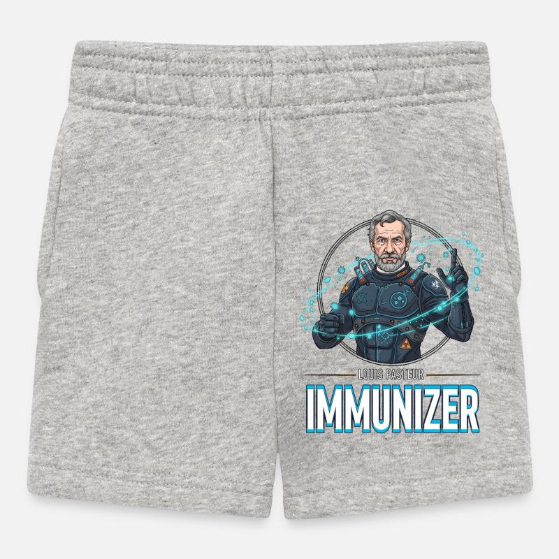 Pasteur Immunizer Armor - Short Bébé - gris chiné