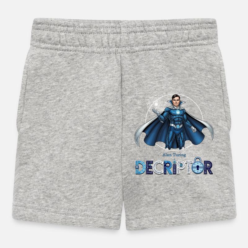 Héros Codeur Déchiffreur - Short Bébé - gris chiné