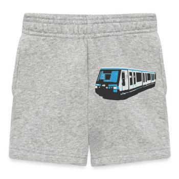 Métro de Paris MP89 - Short Bébé - gris chiné - Devant