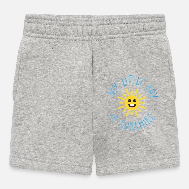 RAY_OF_SUN_BLUE - Short Bébé - gris chiné