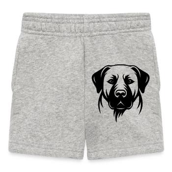 Kangal Anatolischer Schäferhund - Baby Shorts - Grau meliert - Vorne
