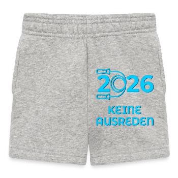 No excuses Sport 2026 - Baby Shorts - heather grey - Front