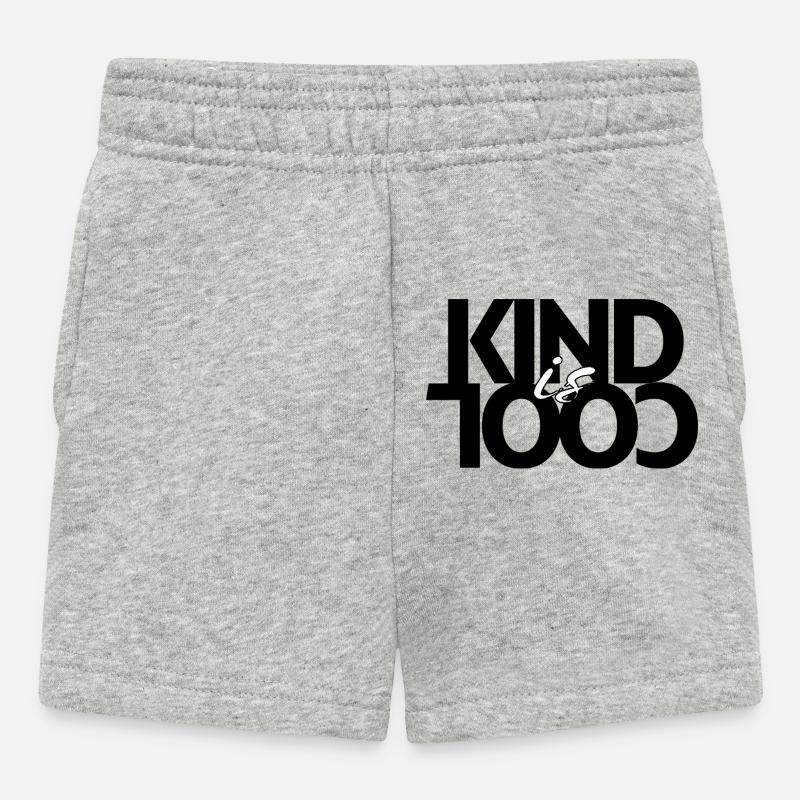 Le genre c’est cool - Short Bébé - gris chiné