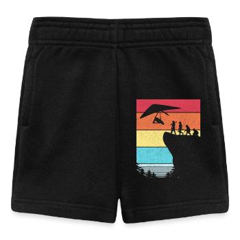 Gleitschirm Gleitschirmfliegen Gleitschirmflieger - Baby Shorts - Schwarz - Vorne