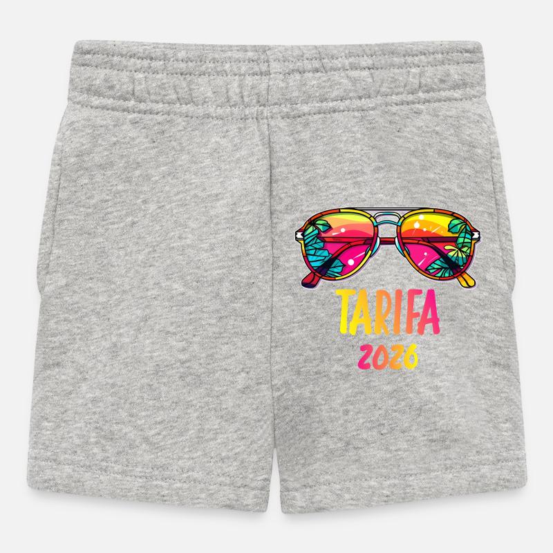 Lunettes de soleil tropicales Tarifa 2026 - Short Bébé - gris chiné