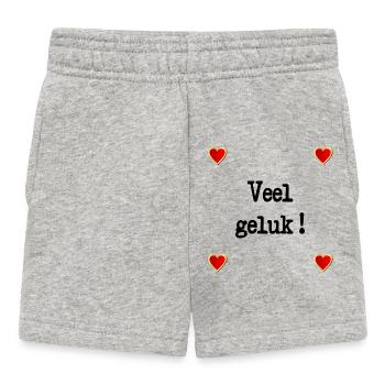 Farewell Good Luck - Baby Shorts - heather grey - Front