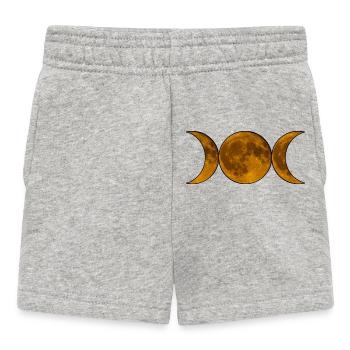Wicca de la Triple Lune - Déesse en Or - Short Bébé - gris chiné - Devant
